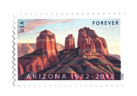100 Arizona Forever Stamps Desert Red Rocks Postage Stamps for Collecting or Mailing